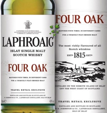 laphroaig Single Malt Four Oak Quattro Matured  Whisky
