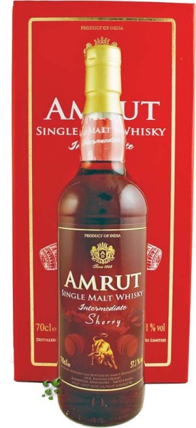 Amrut Intermediate indischer Sherry Whisky
