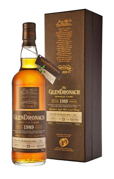 Whisky GlenDronach 1989 Batch 9 Pedro Ximenez Sherry Puncheon Cask