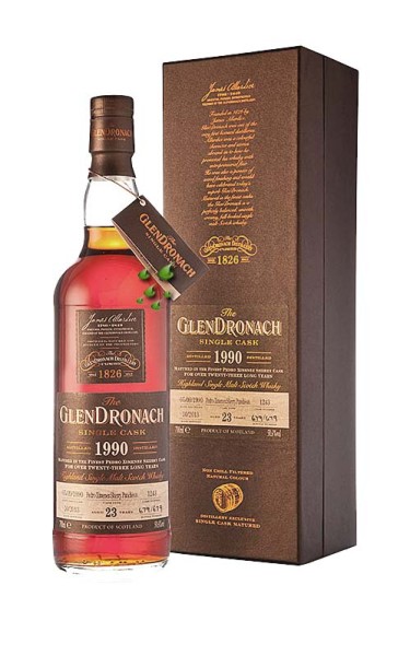 Whisky GlenDronach 1990 Pedro Ximenez Sherry Puncheon Cask