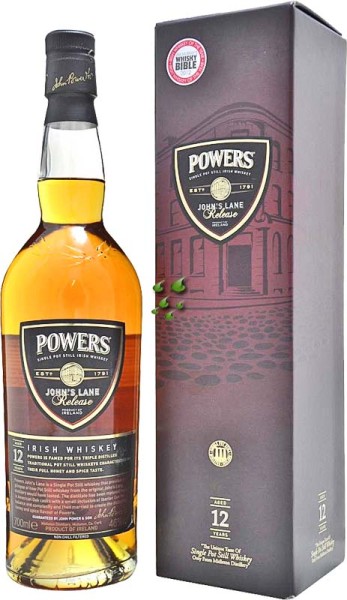 Powers feine John's Lane Release 12 Jahre Single Pot Still Irish Whiskey