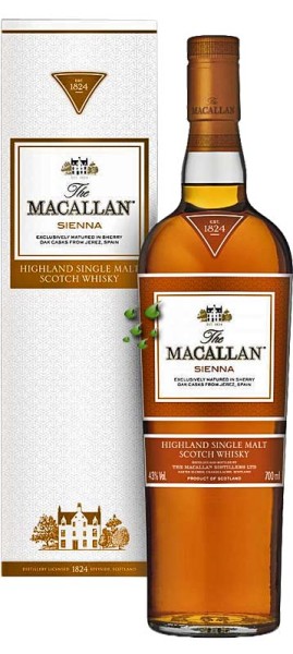 MACALLAN SIENNA - 1824 Single Malt Highland Whisky